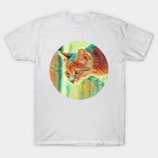 Curious floppy cat T-Shirt